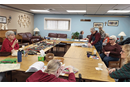 Coffee and Conversations participants gather to support each other at First UMC in Watertown, SD. Photos by Rev. Sara McManus. Courtesy photo.